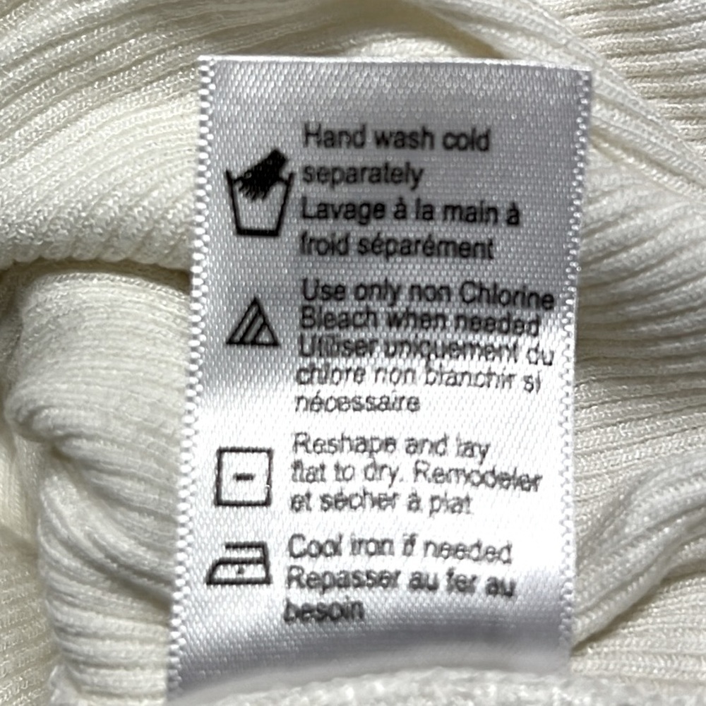 L* Space | Bodycon Micro Ribbed Ruched Lani Dress In Cream | CS - Picture 11 of 12